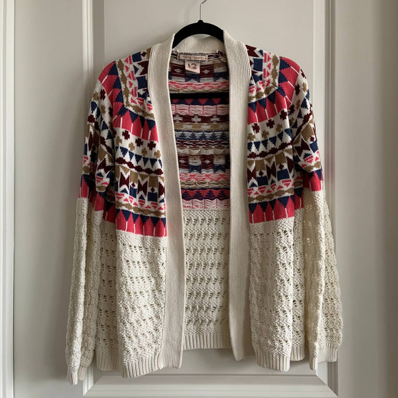 Flying Tomato Sweaters - Flying Tomato Large Knit Open Front Cardigan